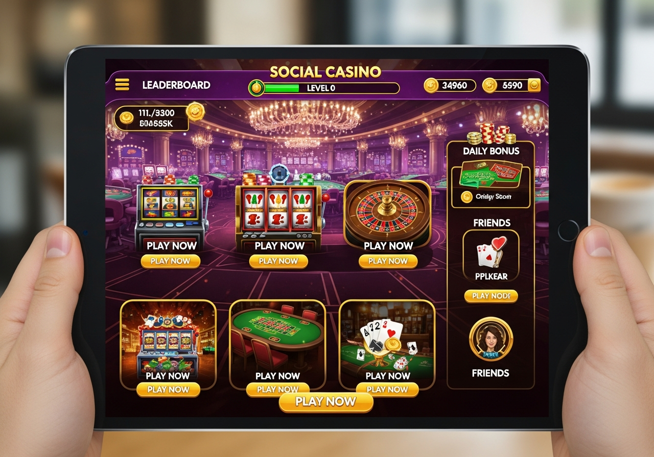 Personas divirtiéndose con juegos sociales